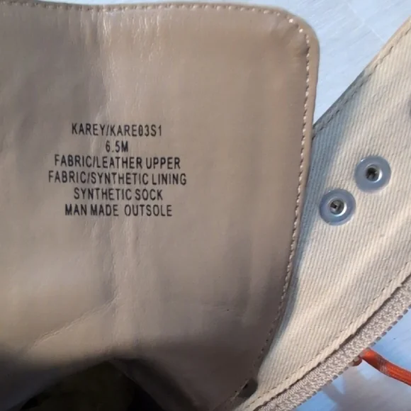 Steve Madden Tan and Orange Lace Up Boots - Picture 11 of 12